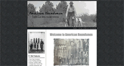 Desktop Screenshot of americanhoundsmen.com