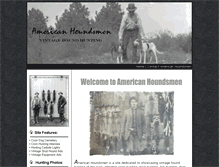 Tablet Screenshot of americanhoundsmen.com